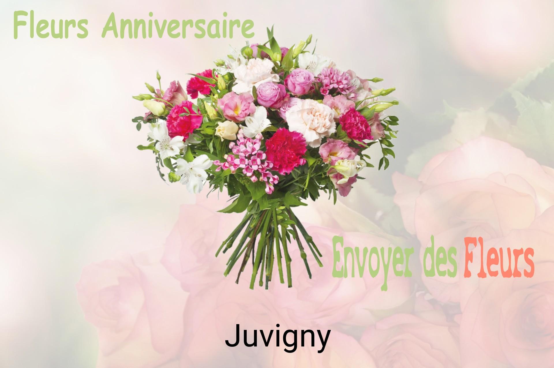 Bouquet de fleurs d’anniversaire livré à Juvigny